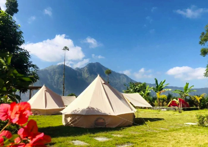 richland glamping Bali Hauts plateaux centraux de Bedugul