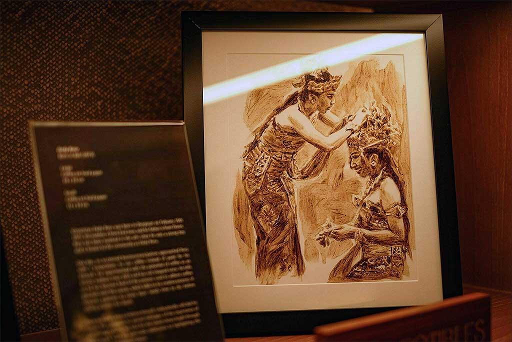 galeri gula contribuindo para a humanidade belas artes bali exposição artistik galeria artistas indonésia fineart retribuindo contribuição Leilão Hyatt sanur