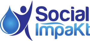 logotipo impacto social água potável limpa