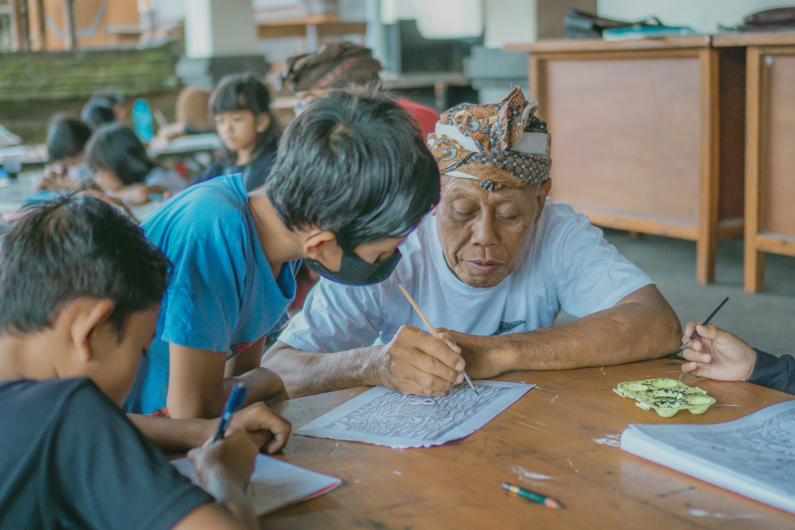 batuan शैली चित्रकला देसा batuan बाली संस्कृति