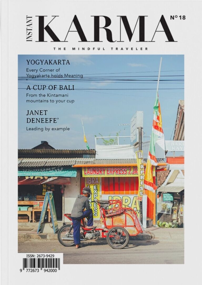 Instant Karma #18 The Mindful Traveler Magazine Cover Indonesia