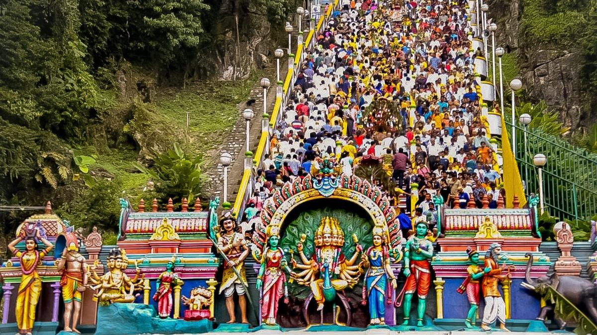 タイプーサム祭り バトゥ洞窟