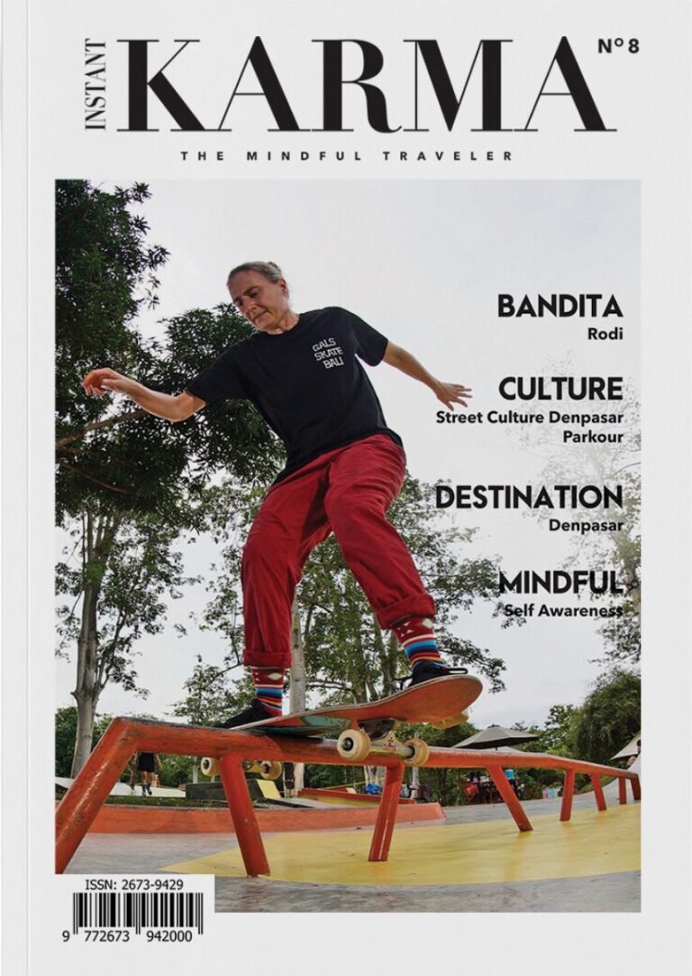 Instant Karma #8 The Mindful Traveler Magazine Cover Indonesia