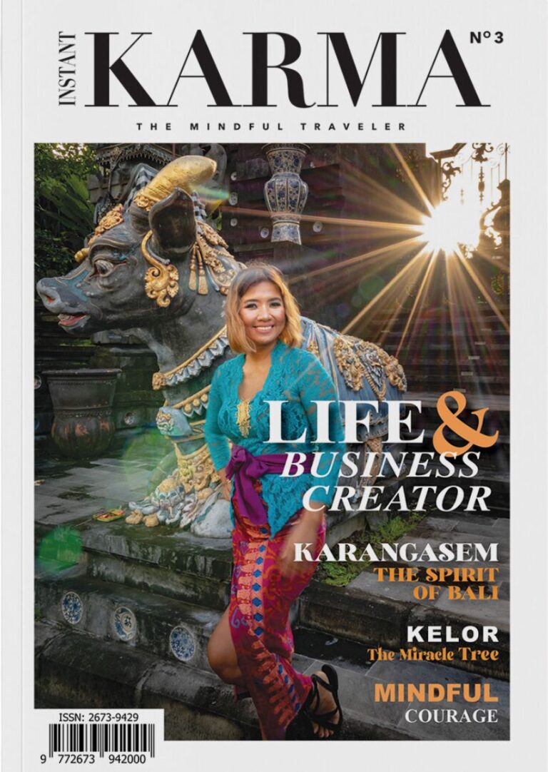 Instant Karma #3 The Mindful Traveler Magazine Cover Indonesia
