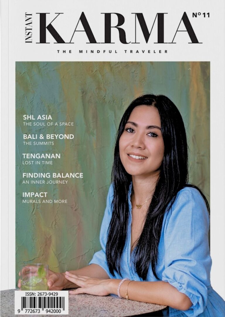 Instant Karma #11 The Mindful Traveler Magazine Cover Indonesia