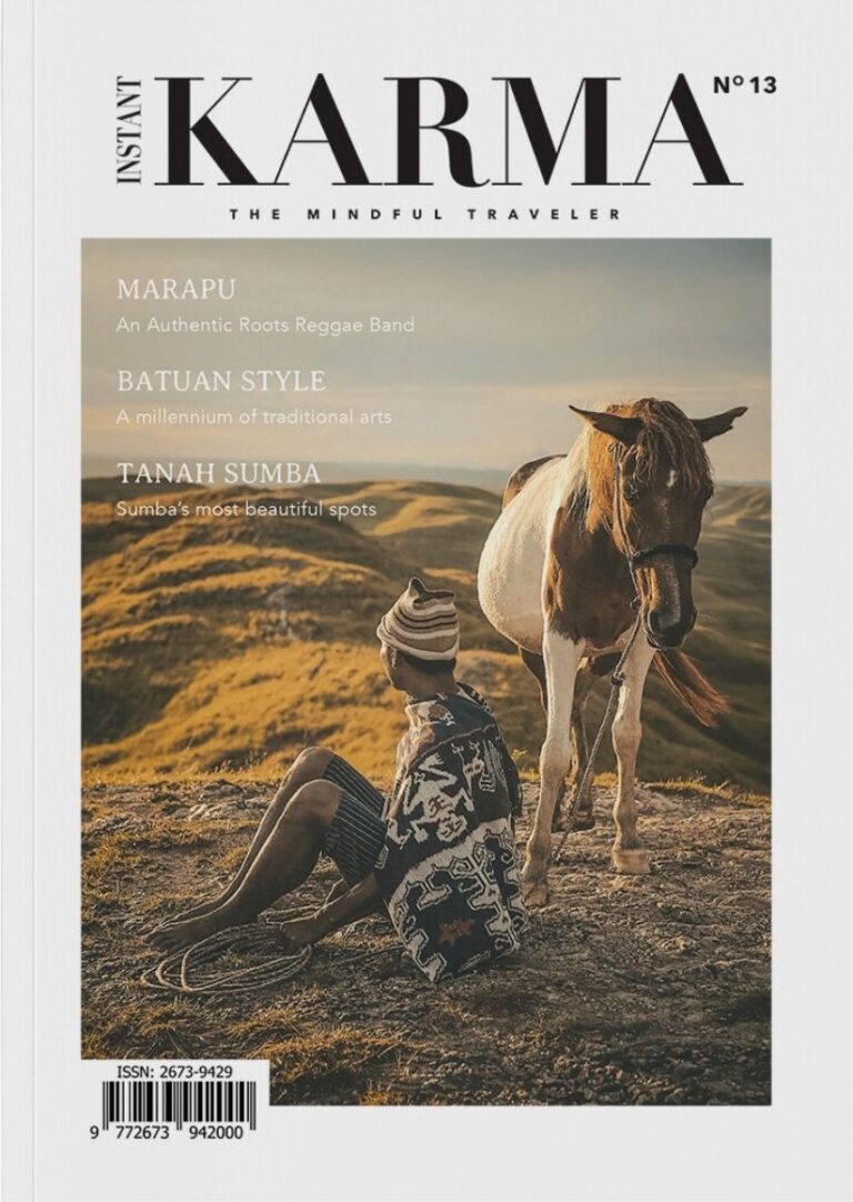 Instant Karma #13 The Mindful Traveler Magazine Cover Indonesia