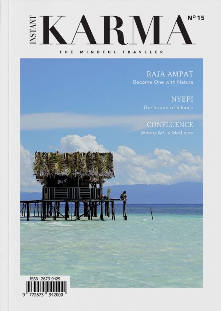 Instant Karma #15 The Mindful Traveler Magazine Cover Indonesia